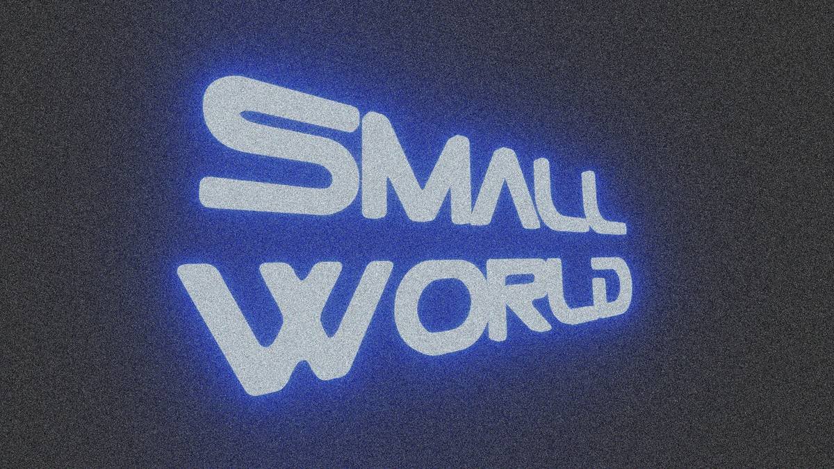 Small World Glow Text | Blender 3D